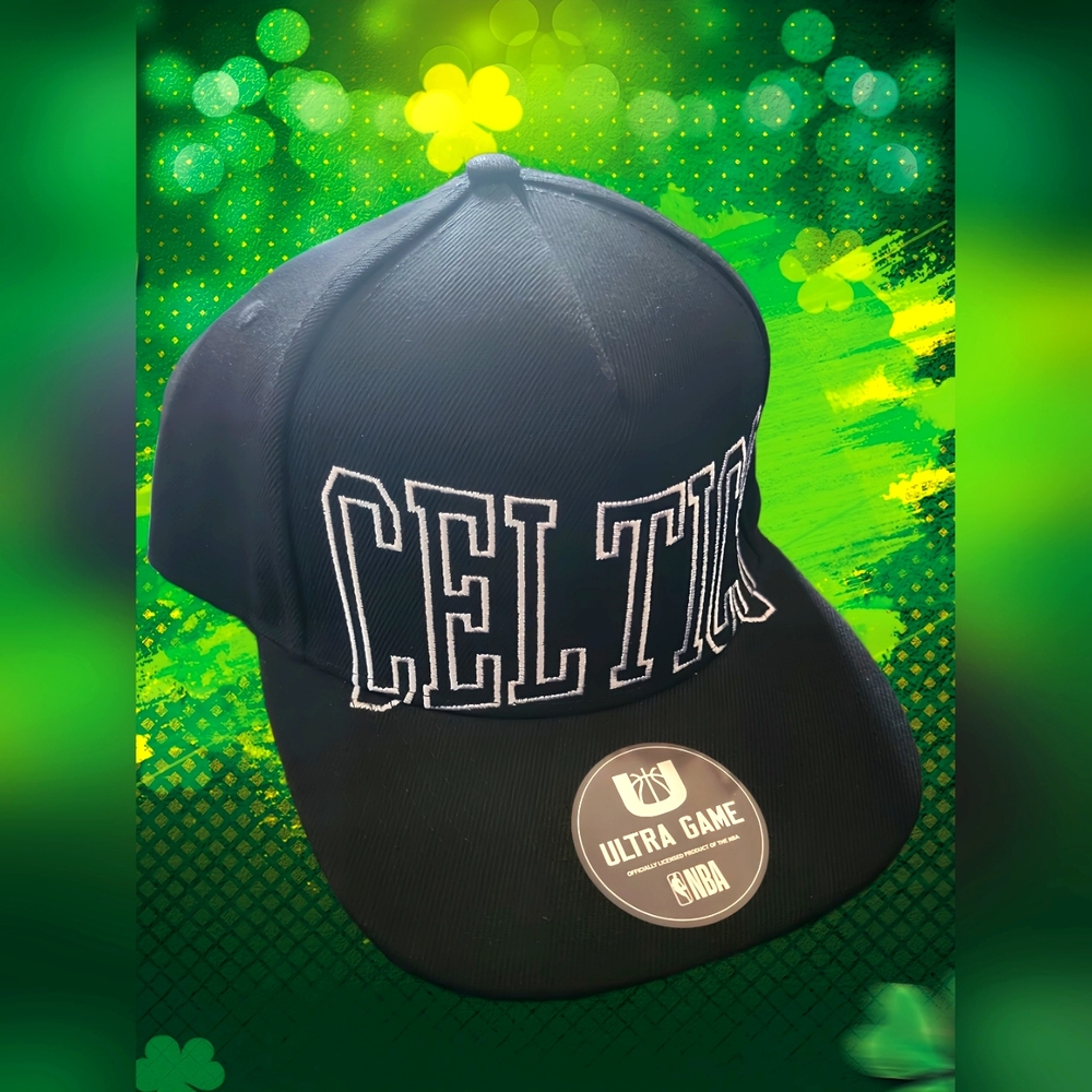 Boston Celtics Ultra Game Snapback Hat – Black, OSFM